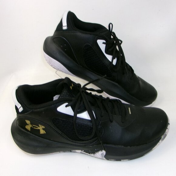 Under Armour Men's Black Lockdown Basketball Shoes US 11.5‎ - Picture 1 of 6